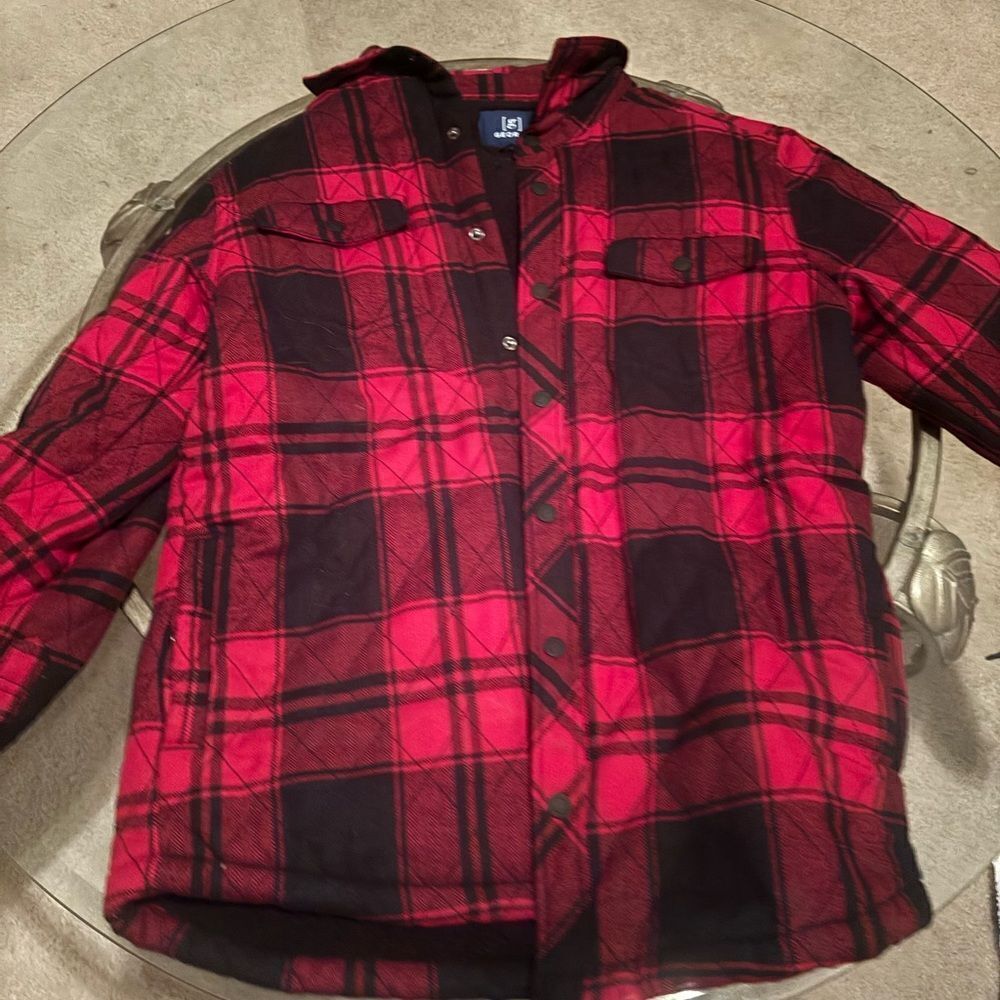 George Red and Black Flannel jacket